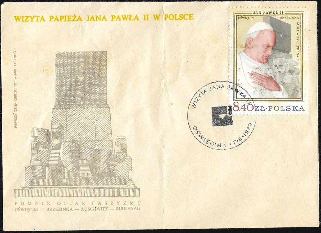 1979 - POLOGNE - Visite de couverture au pape Jean-Paul II, Envoi, Pologne, Non oblitéré