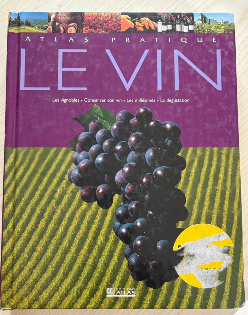 Livre/ atlas pratique le vin, Enlèvement, Comme neuf