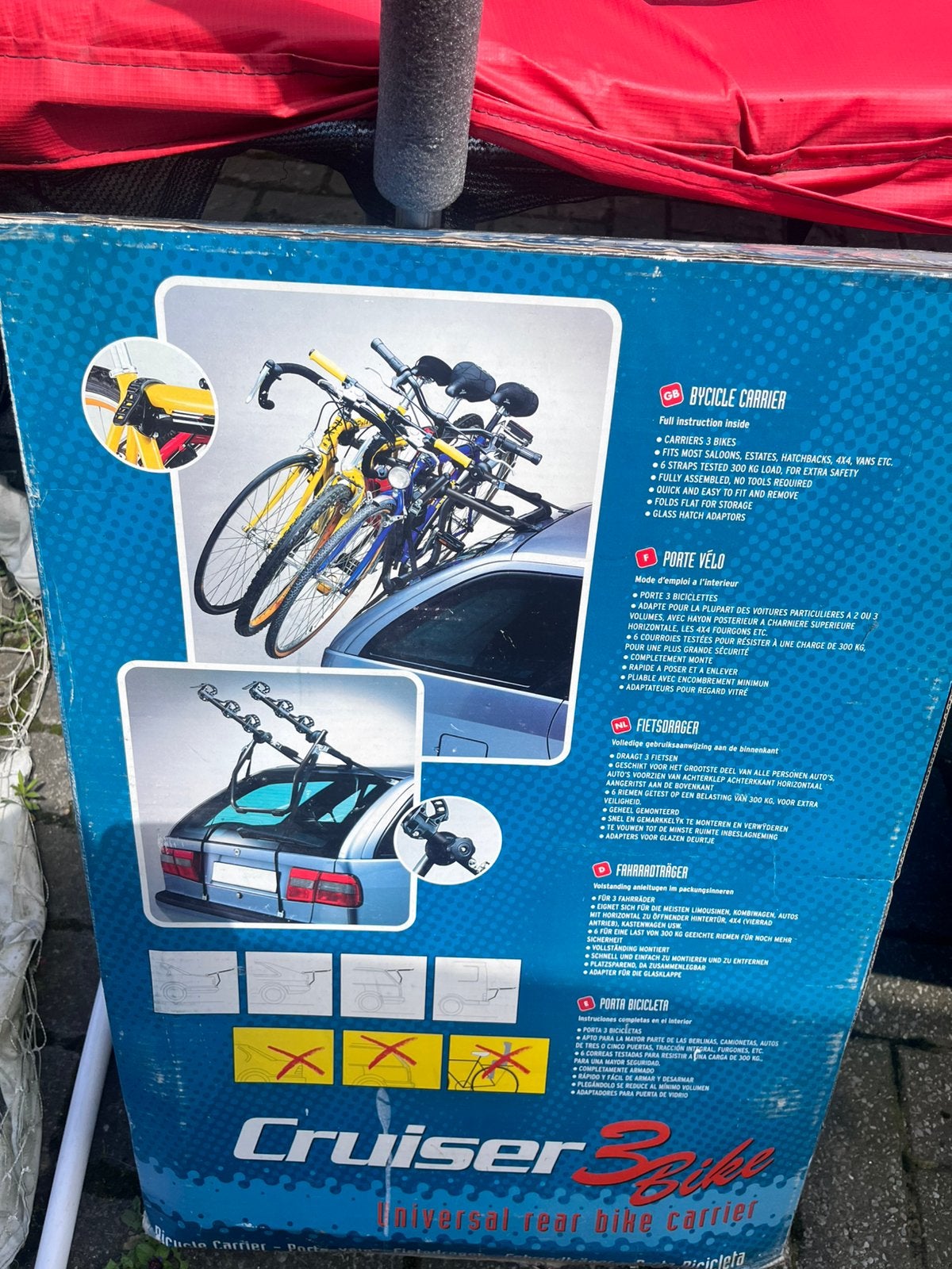 Porte velos, Autos : Divers, Porte-vélos, Enlèvement, 3 vélos ou plus, Comme neuf, Porte-hayon