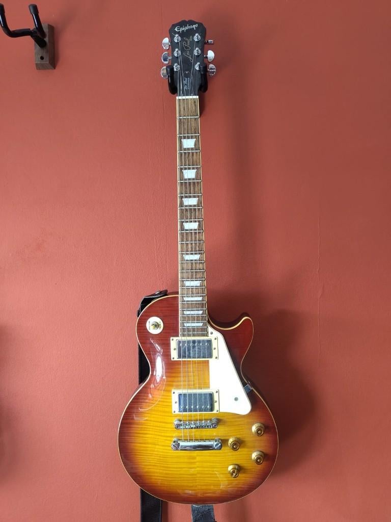 Epiphone Les Paul Standard elektrische gitaar, Muziek en Instrumenten, Snaarinstrumenten | Gitaren | Elektrisch, Ophalen, Gebruikt