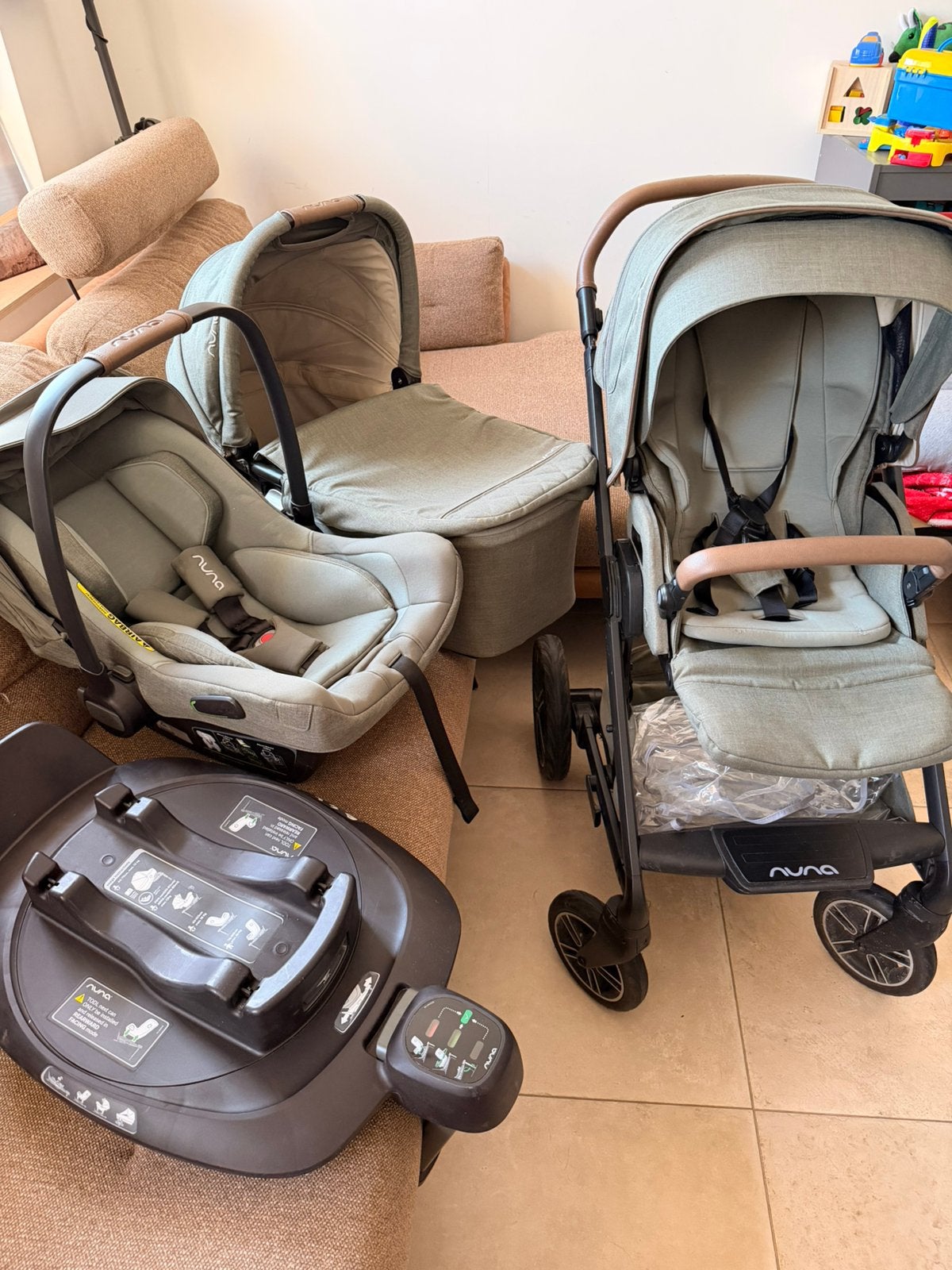 Complete Nuna MIXX Next-set, Ophalen, Zo goed als nieuw, Kinderwagen