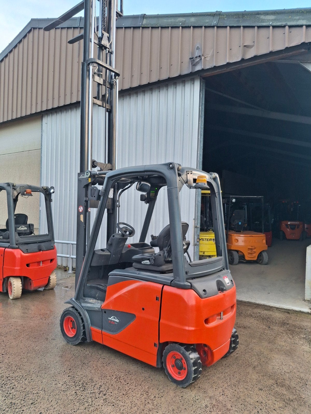 Linde E20PH-02 triplex, retourneur de boîtes, Envoi, Linde, Vergel105@hotmail.com