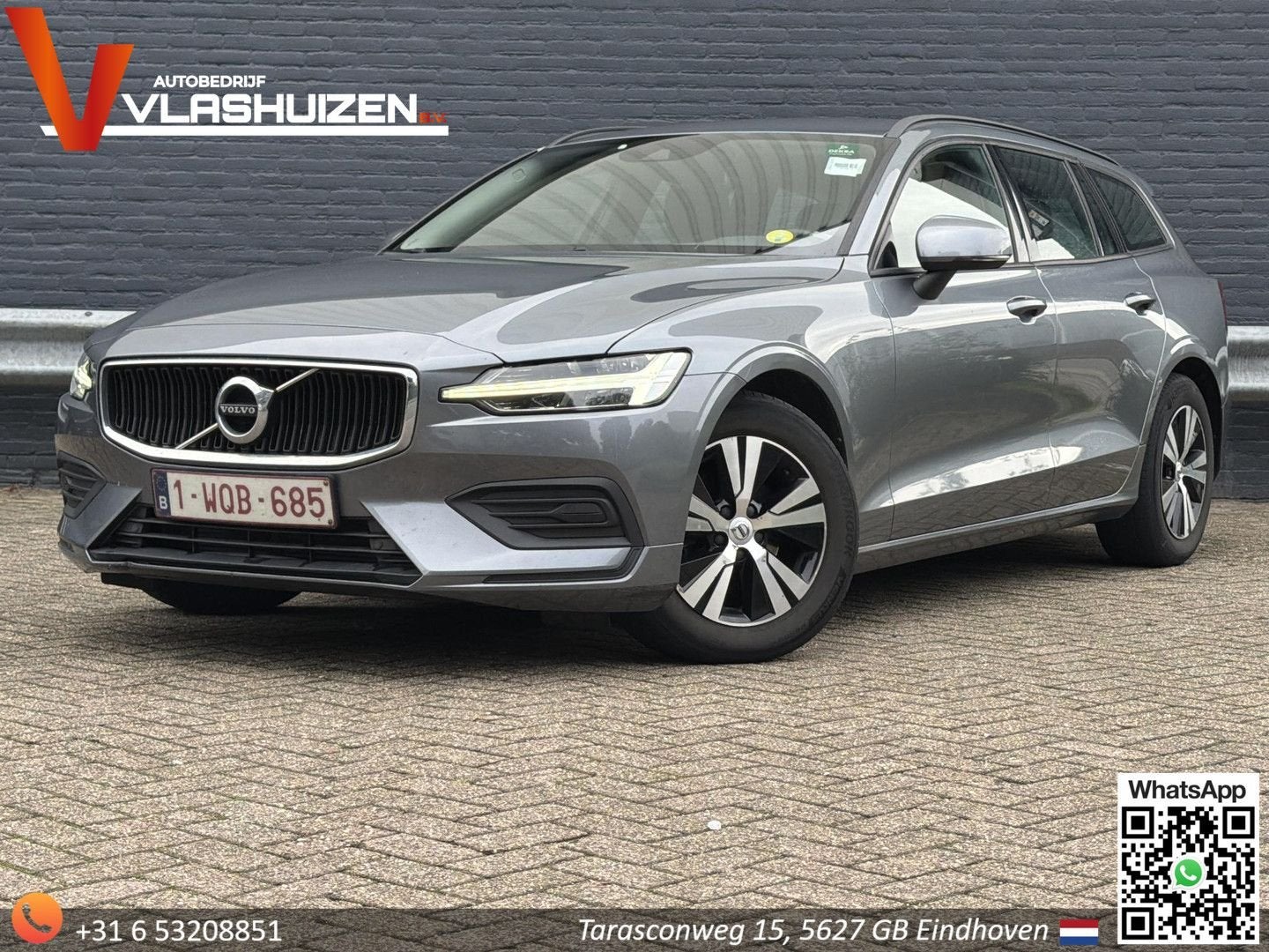 Volvo V60 2.0 D3 Momentum | € 9.900,- NETTO! | Cruise | Clim, Verwarmde buitenspiegels, 117 g/km, Zilver of Grijs, Te koop