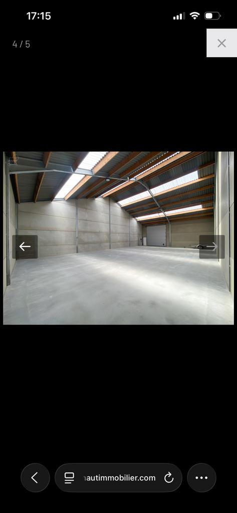 Hangar 250m2 à louer, Immo