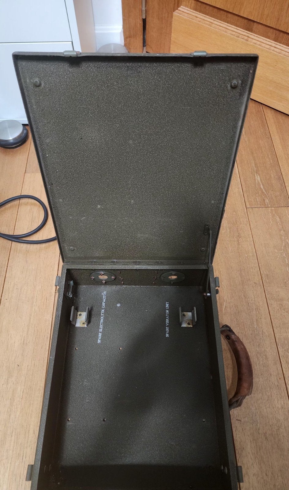 Signal Corps U.S. Army Supply Unit PE-117-C, Enlèvement