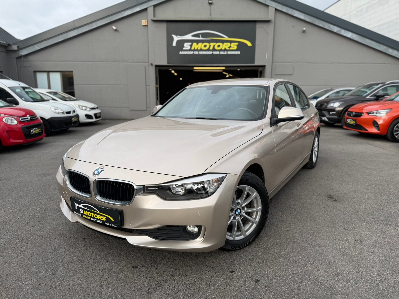BMW 316i | AUTOMAAT | Gps | Cruise | Airco | GARANTIE |, Auto's, Euro 5, Stof, Bruin, 5 deurs