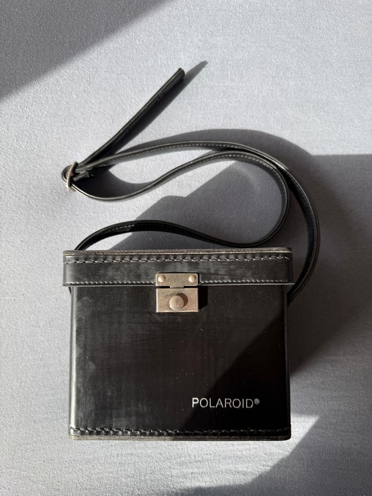 Sac en cuir Polaroid, Enlèvement ou Envoi, Comme neuf, Noir