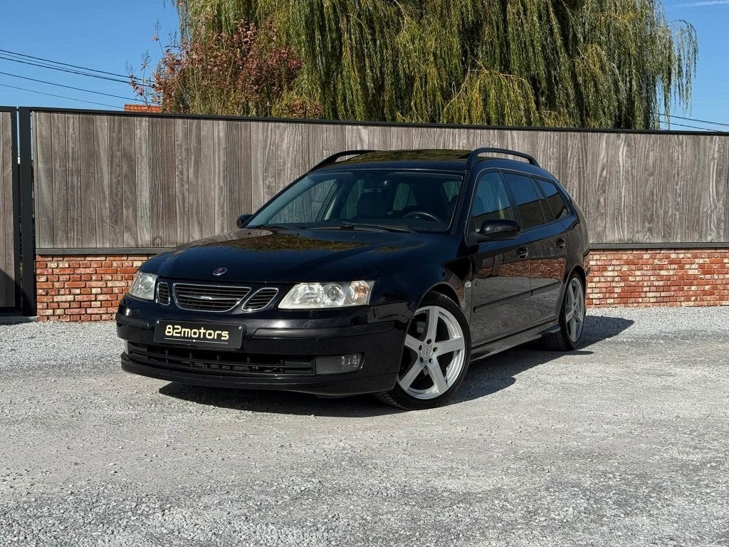 saab 9-3 2.8V6 turbo/2005/schuifdak/leder/pdc/275pk/automaat, 264 g/km, Leder, Bedrijf, 1600 kg