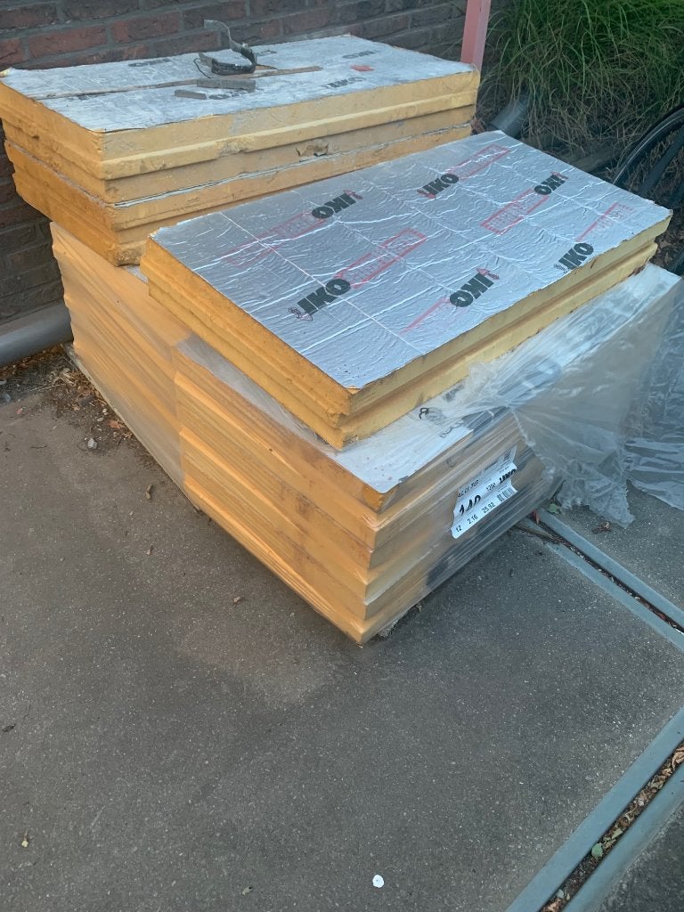 isolatie 14cm 13 platen IKO ENERTHERM ALU TG 1200x600x140 mm, Enlèvement, Neuf, 12 cm ou plus