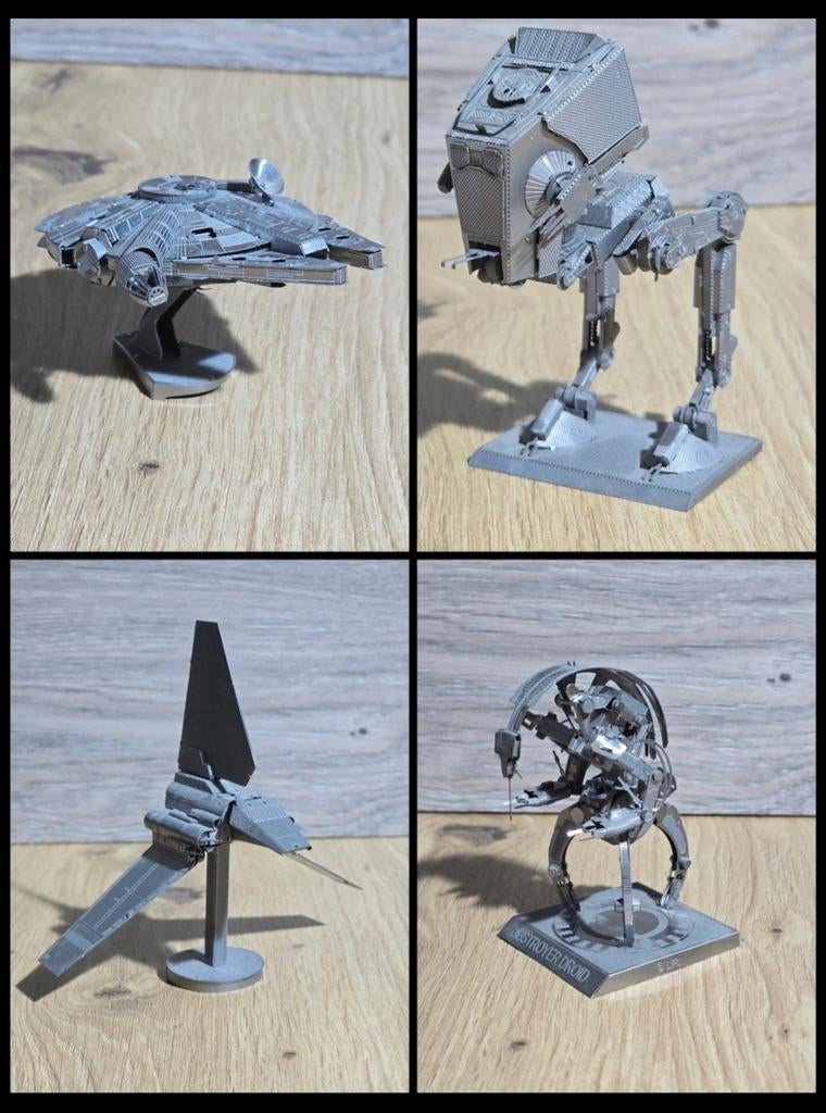Star Wars-set - Metalen modellen (4 geassembleerde modellen), Verzamelen
