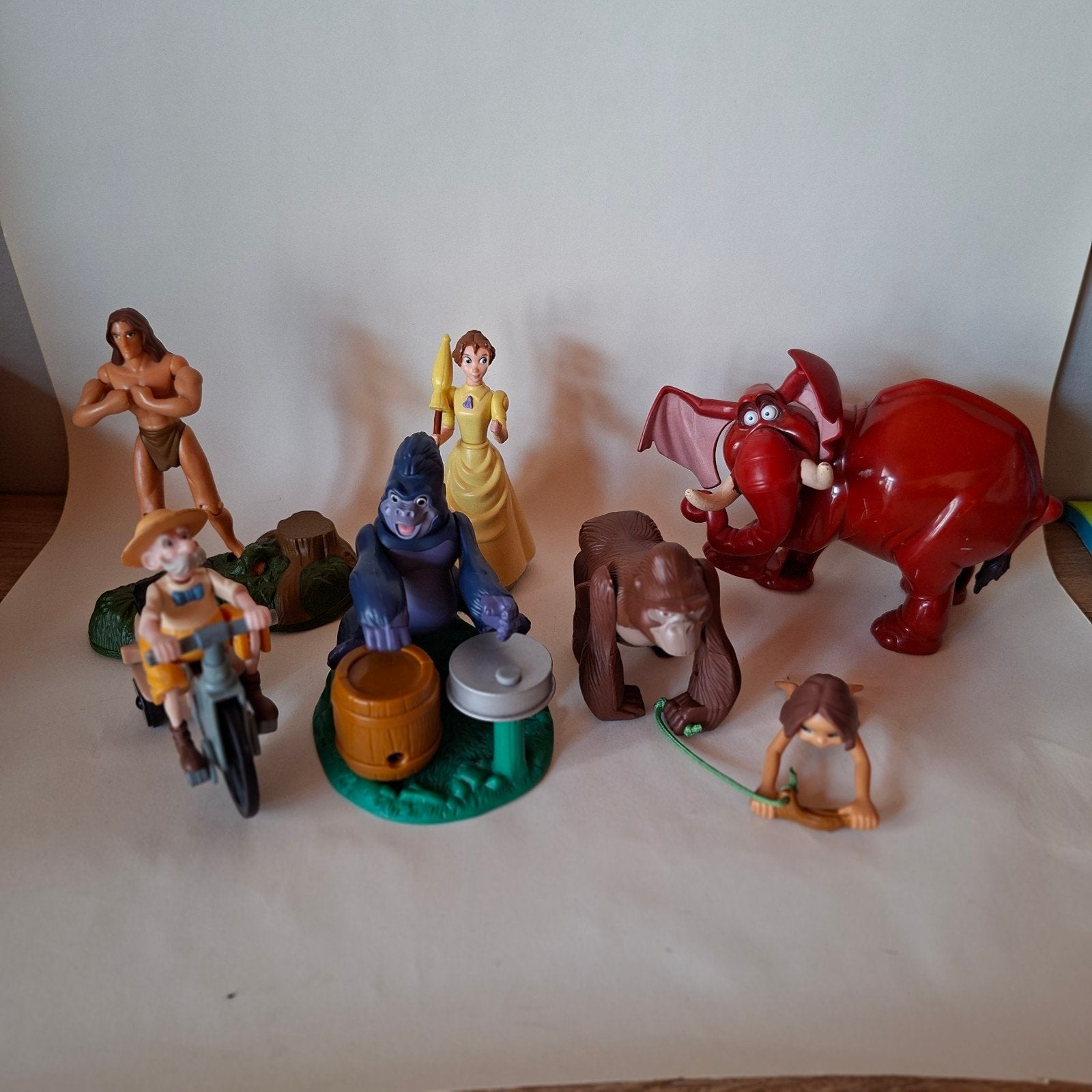 Vintage Disney Tarzan Speelfiguren Set (McDonald's 1999), Verzamelen, Ophalen of Verzenden