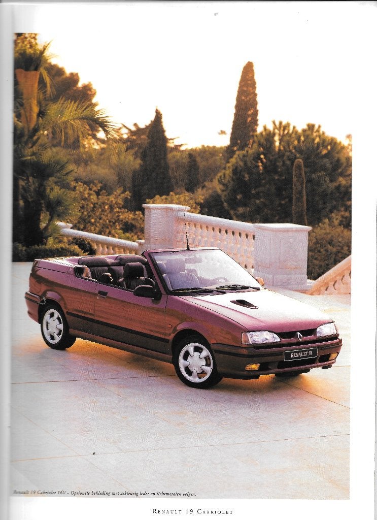 RENAULT 19,  1993, Livres, Enlèvement ou Envoi, Comme neuf, Renault