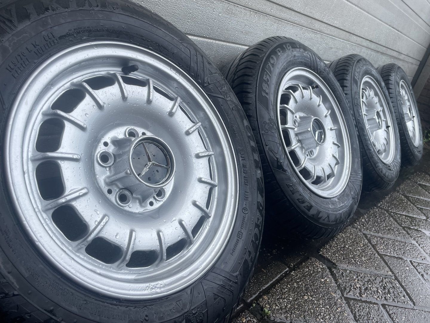 14 Mercedes Fuchs Barock S klasse W126 W123 W108 R109 velgen, 14 pouces, Pneus et Jantes, Véhicule de tourisme, Pneus été
