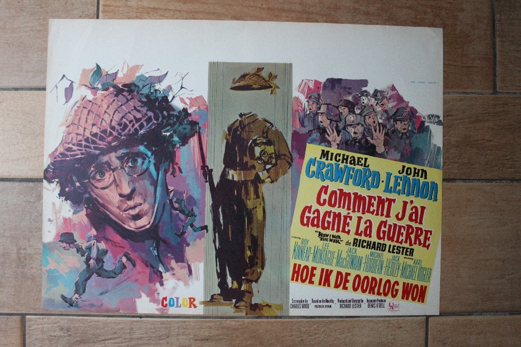 filmaffiche John Lennon How I Won The War filmposter, Verzamelen, Posters, Rechthoekig Liggend, Ophalen of Verzenden, Zo goed als nieuw