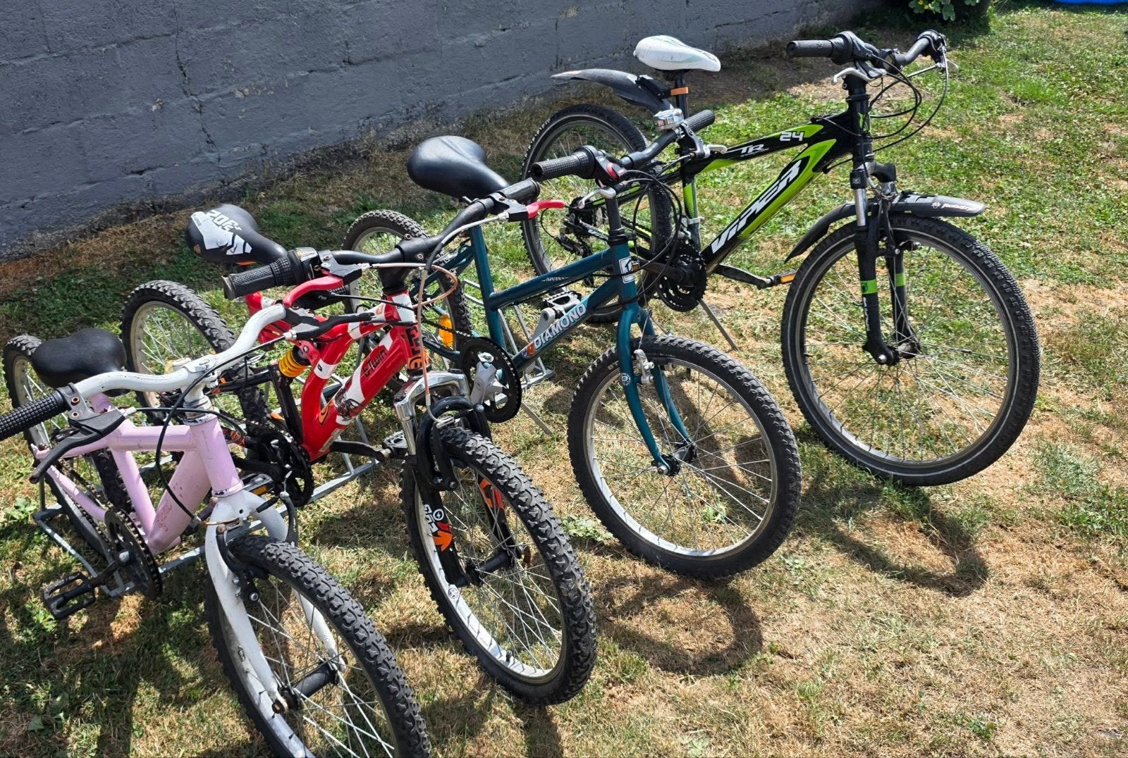 vélo à restaurer, Ophalen