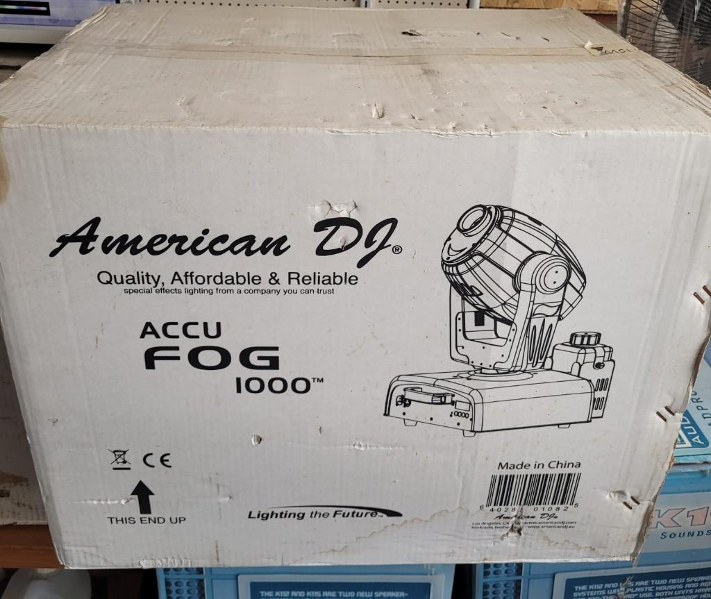 American dj accu fog 1000, Enlèvement, Neuf, Détecteur de fumée