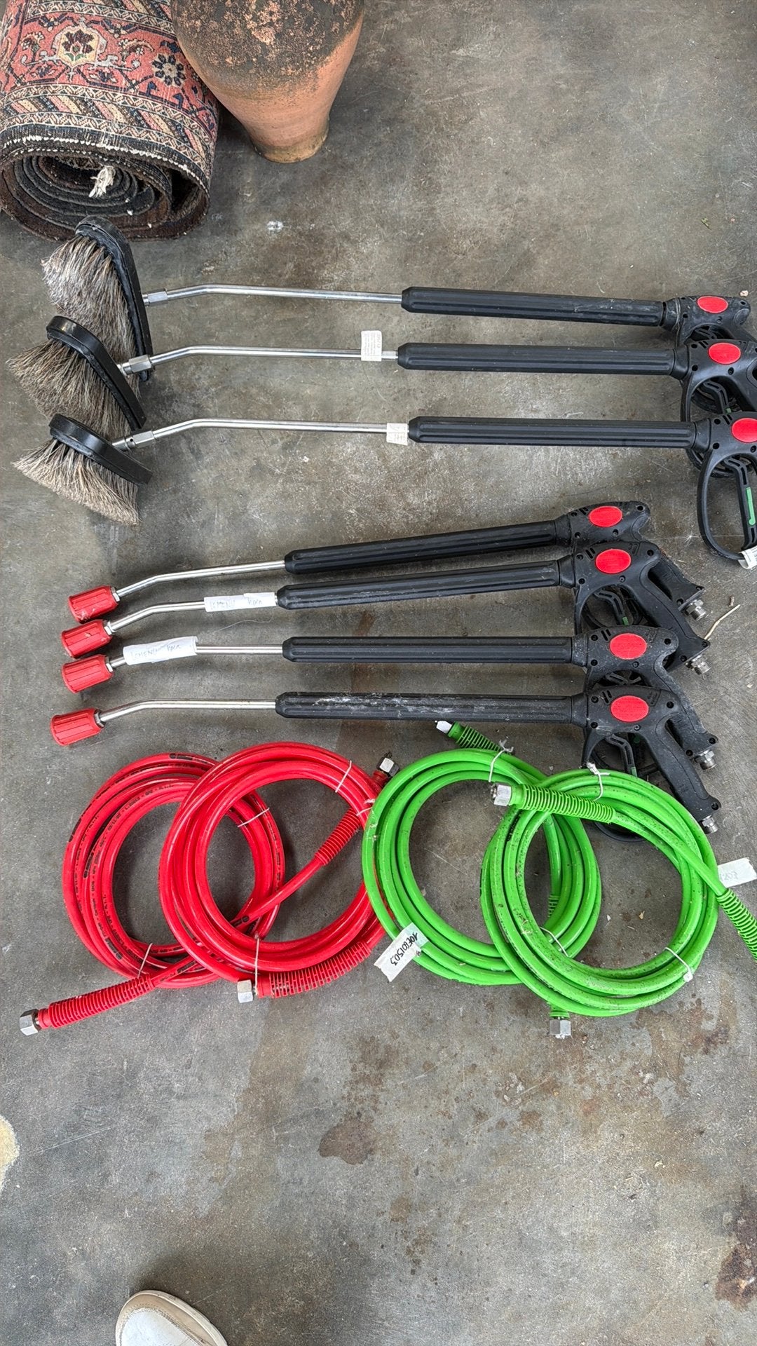 Carwash toebehoren/ borstels / pistolen, Tuin en Terras, Ophalen, Nieuw