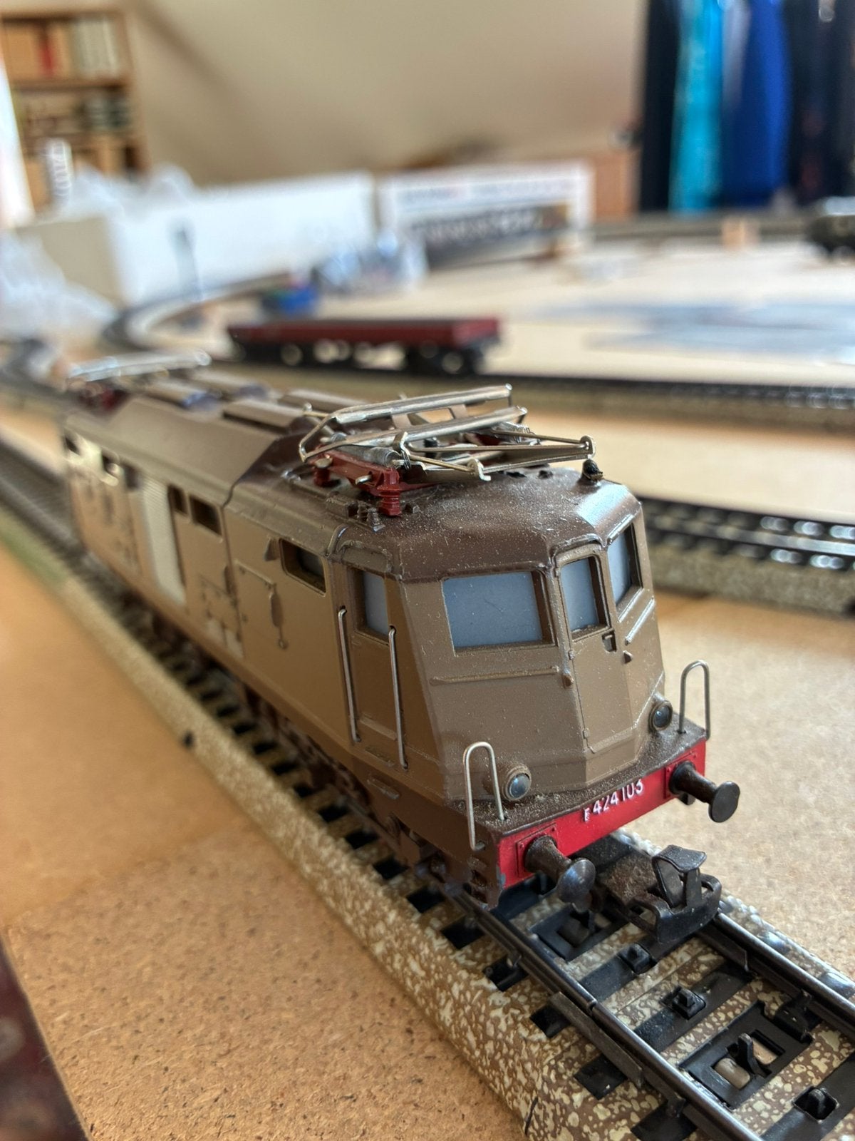 Märklin 3035 FS E424, Ophalen of Verzenden, Zo goed als nieuw, Locomotief, Märklin