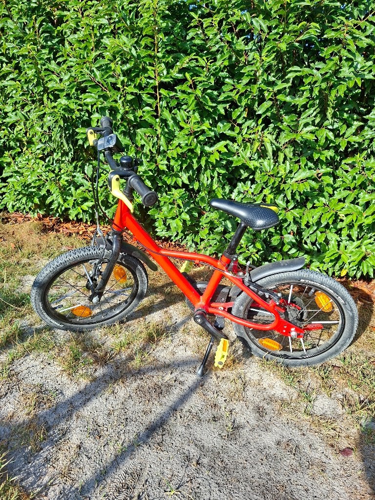 Jongensfiets 16 inch, Vélos & Vélomoteurs, Frein sur jante, B-TWIN, Enlèvement, Comme neuf