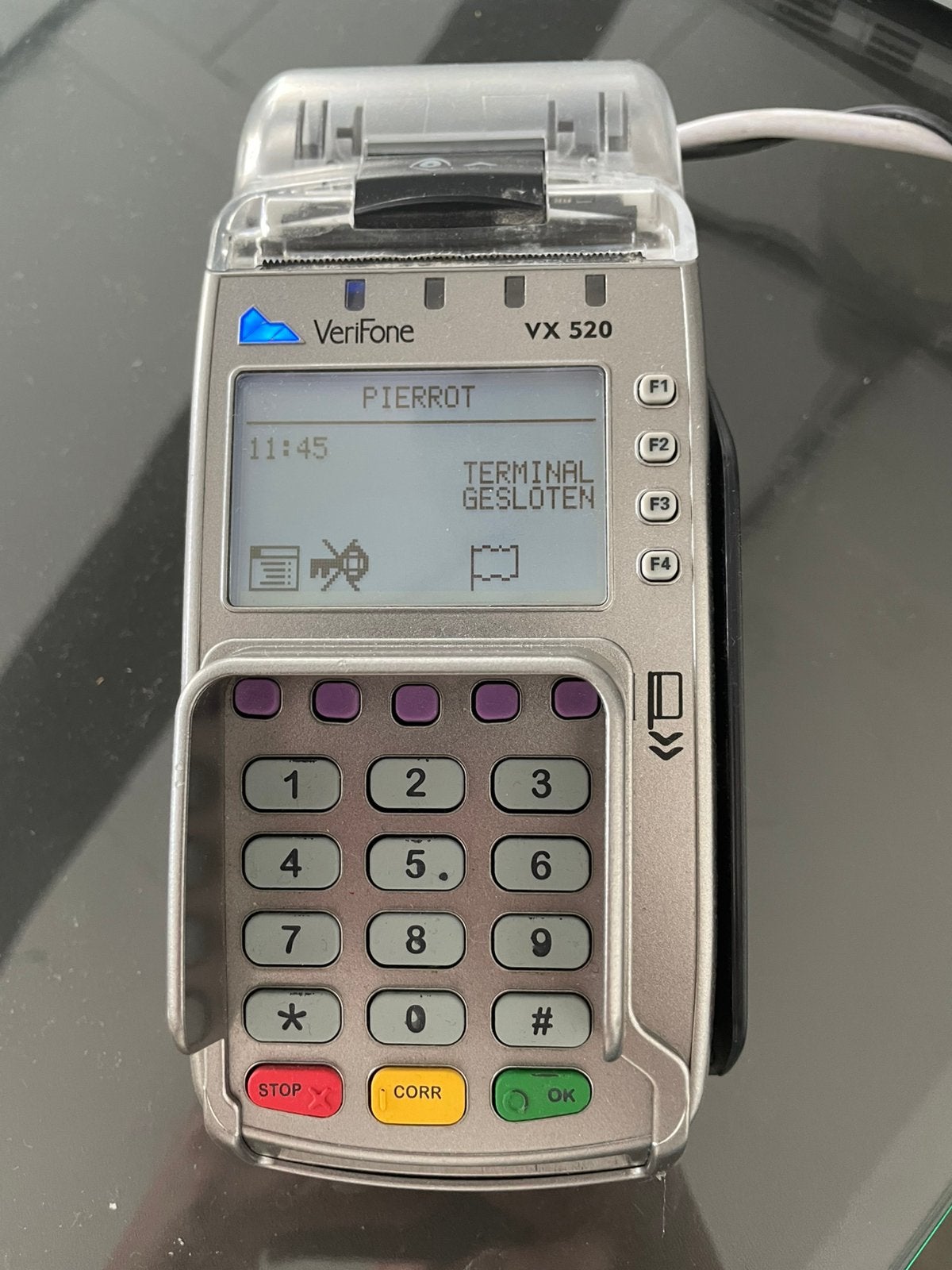 Toestel Bancontact Verifone, werkt perfect!, Zakelijke goederen, Kantoor en Winkelinrichting | Kassa's en Betaalsystemen, Ophalen of Verzenden