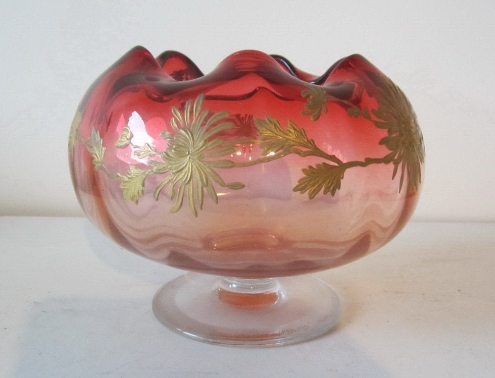 Antieke art nouveau Montjoye, Legras vaas, ca 1910, Ophalen of Verzenden
