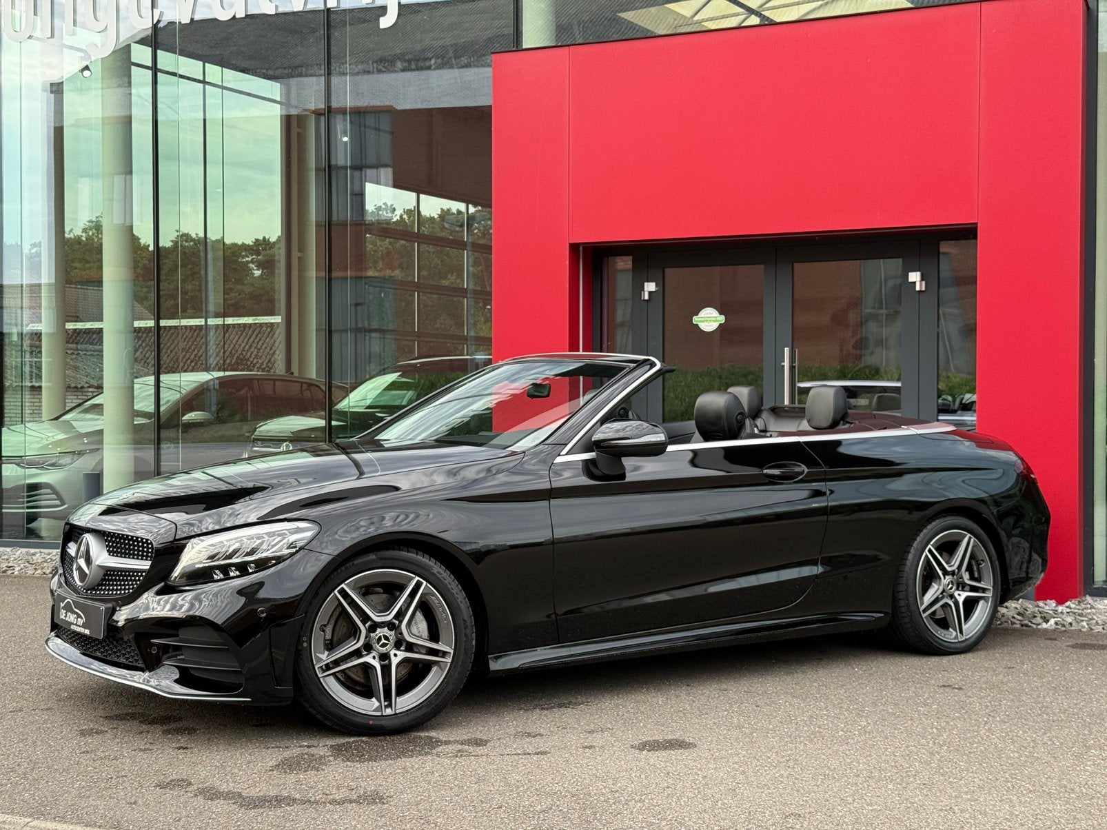 Mercedes C200-Cabrio MHE AMG/Led/Apple/Camera/Navi/Usb, Auto's, Automaat, 4 zetels, 4 cilinders, Cabriolet