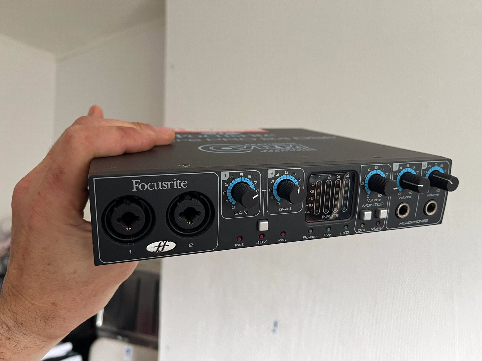 Carte son Focusrite 24 PRO DSP, Utilisé