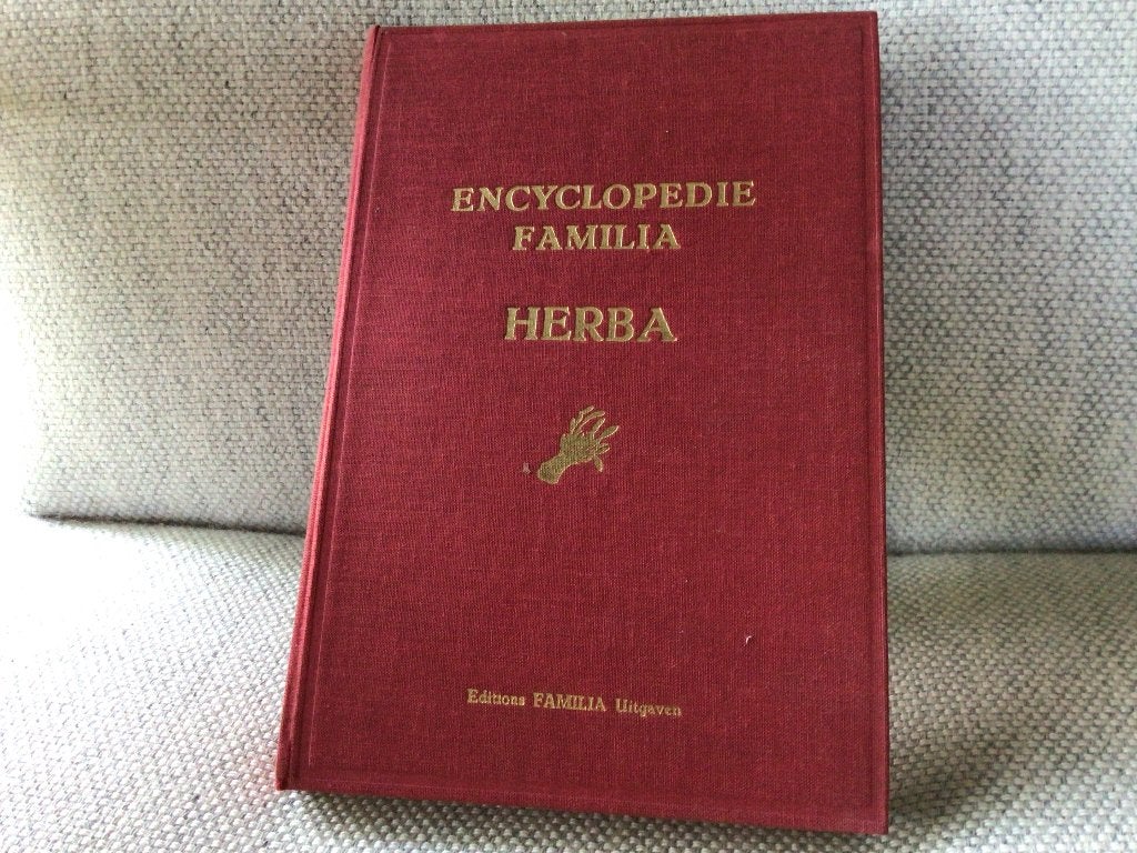 Oud boek Encyclopedie Familia Herba. Kleefprenten, Boeken, Ophalen of Verzenden