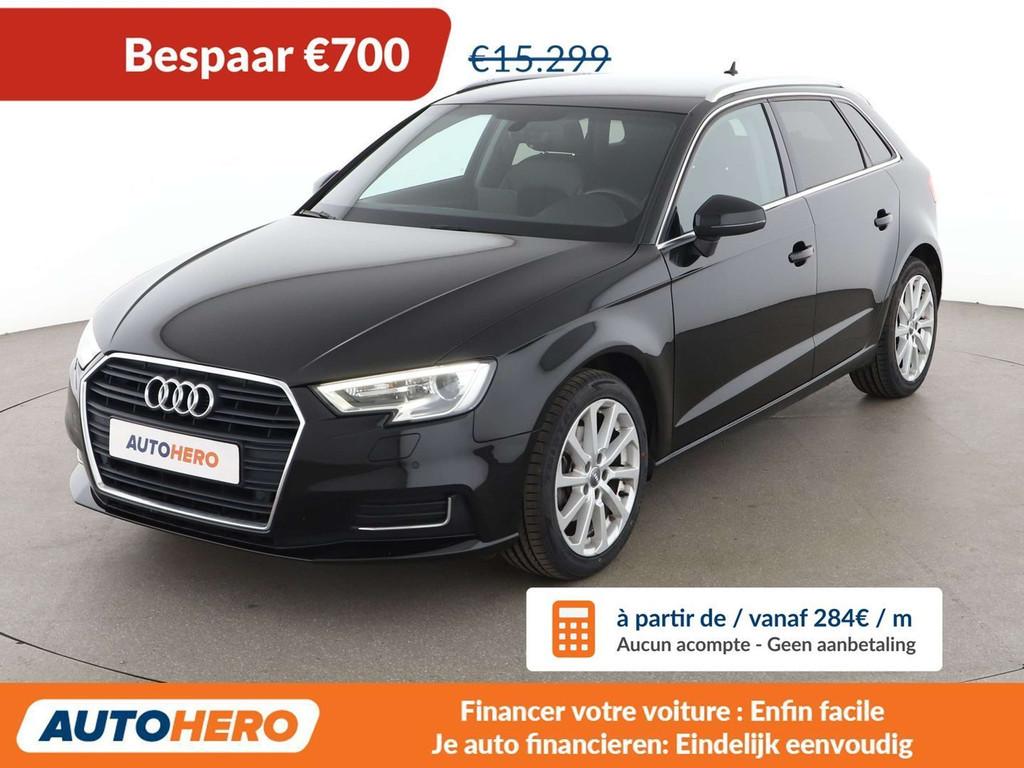 Audi A3 1.0 TFSI Business Line (bj 2017, automaat), Auto's, Gebruikt, Zwart, https://public.car-pass.be/vhr/a8859870-a4cb-4743-a7a1-61220ca9f85e