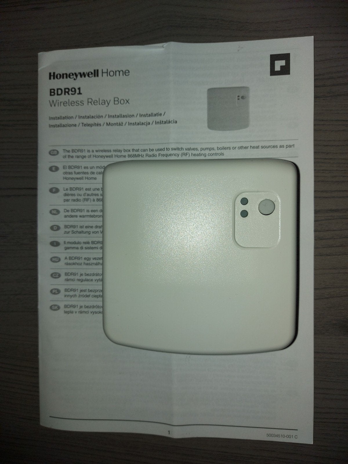 Module relais de chaudière Honeywell Home BDR91, Bricolage & Construction, Thermostats, Enlèvement, Comme neuf