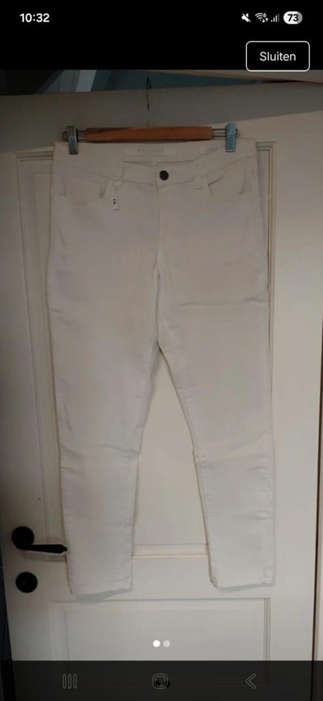 Wit skinny broek Broadway maat L, Kleding | Dames, Wit, Ophalen of Verzenden, Zo goed als nieuw, W30 - W32 (confectie 38/40)