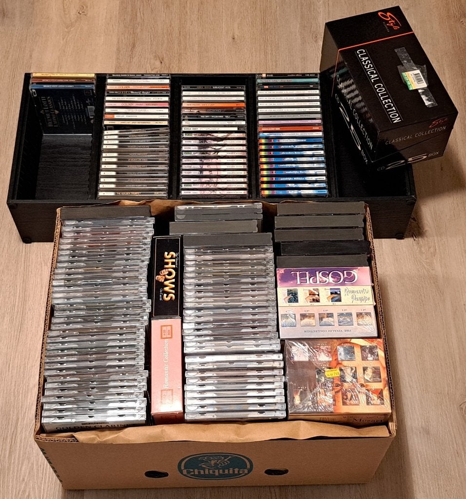 ~300 originele CD collectie, Ophalen, Zo goed als nieuw, Overige typen, Inclusief boekje