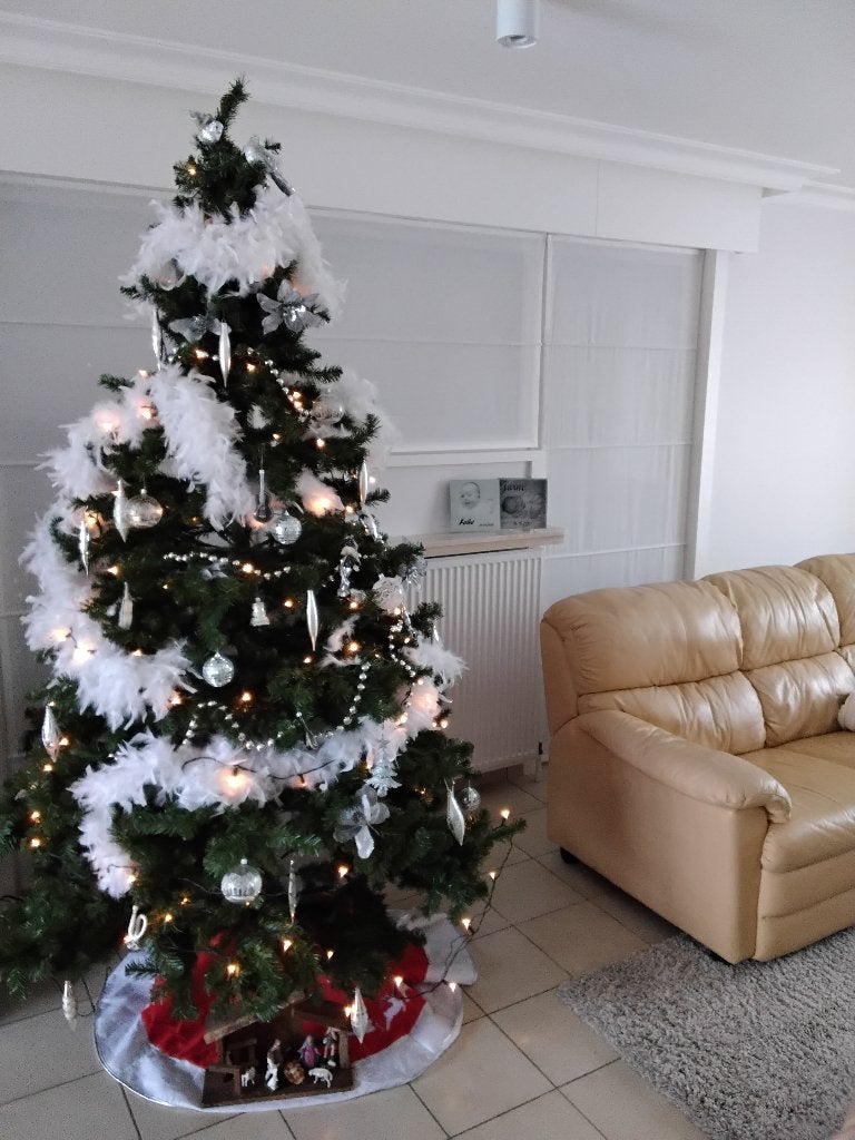 Kerstboom met benodigdheden., Ophalen, Gebruikt