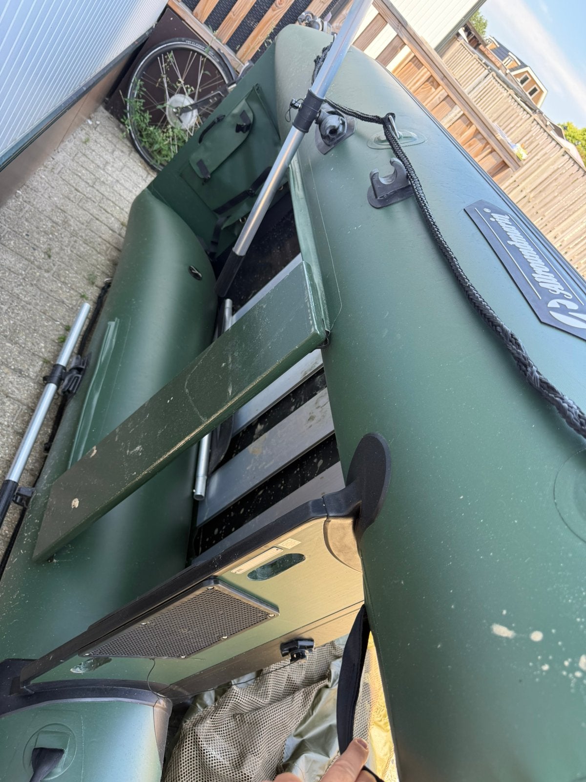 Allroundmarin Opblaasbare boot Laguna 252, aluminium rooster, Sports nautiques & Bateaux, Pêche à la ligne | Carpes, Enlèvement