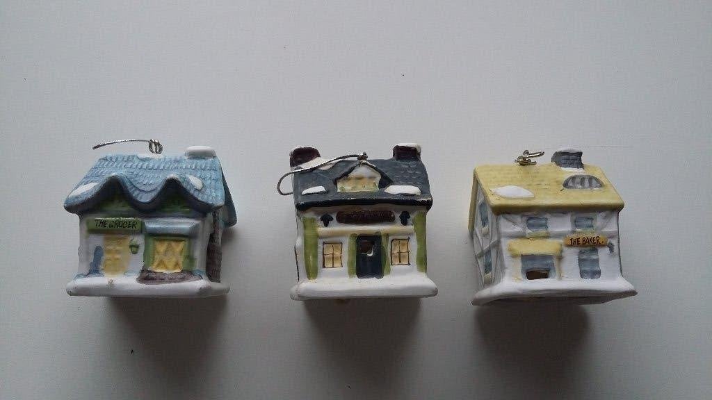 3 huisjes uit keramiek, Antiek en Kunst, Ophalen of Verzenden