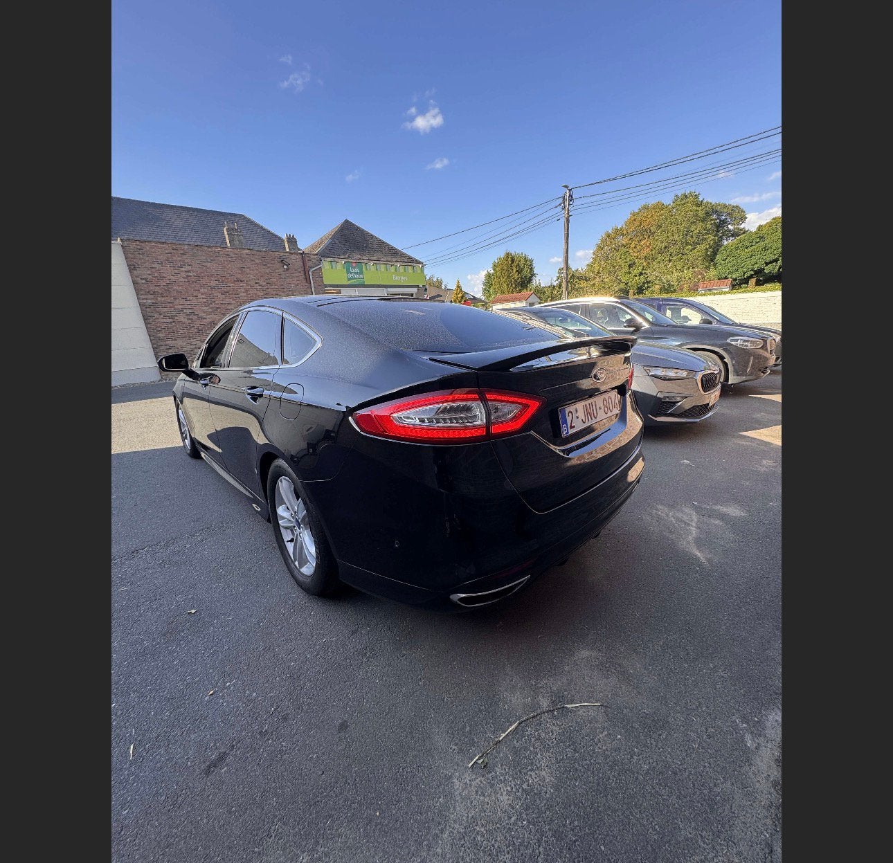 Ford mondeo 2.0 ecoboost 203 ch business edition st line, Auto's, Automaat, Mondeo, Zwart, Leder