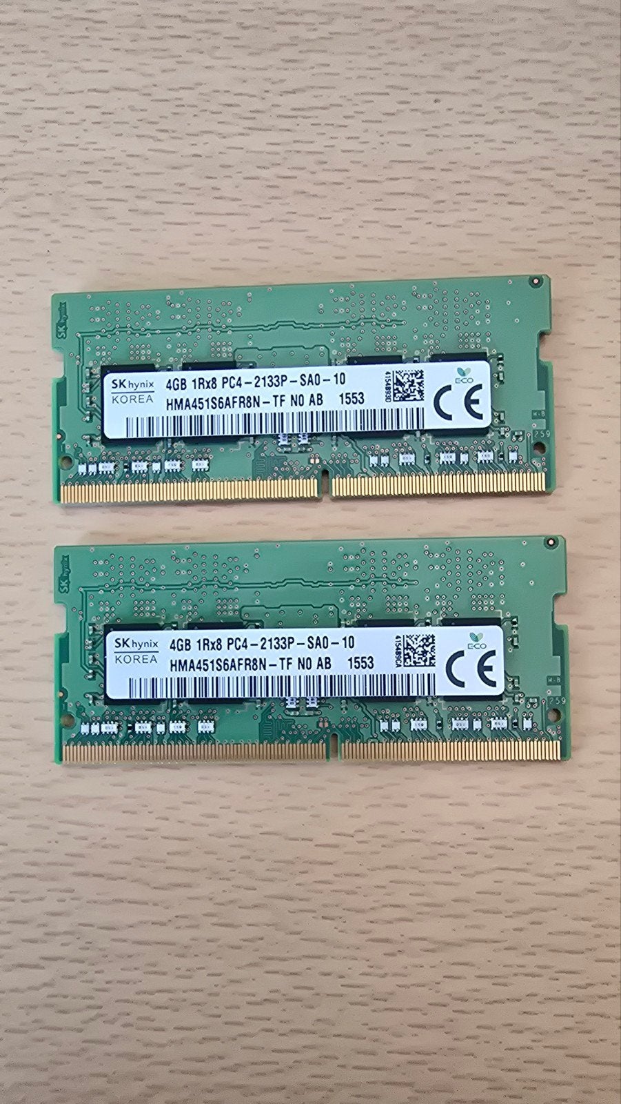 DDR4 2133Mhz 2x 4Gb, Computers en Software, Ophalen of Verzenden, Gebruikt, DDR4