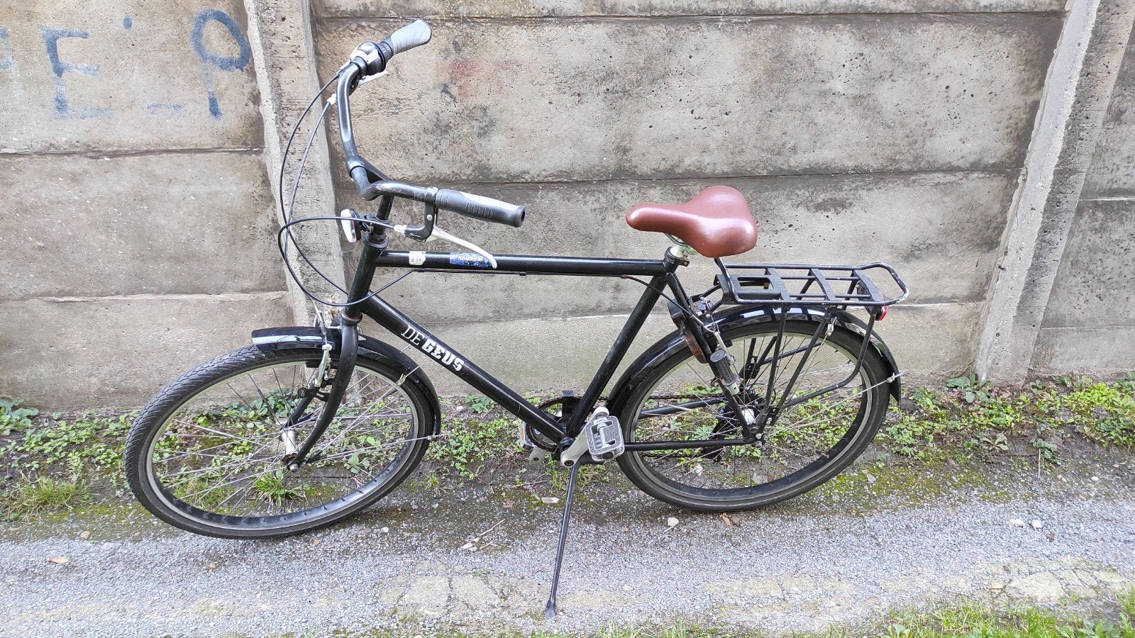 Stevige herenfiets 28 inch studentenfiets, Fietsen en Brommers, Gebruikt, Velgrem, Versnellingen, 53 tot 57 cm