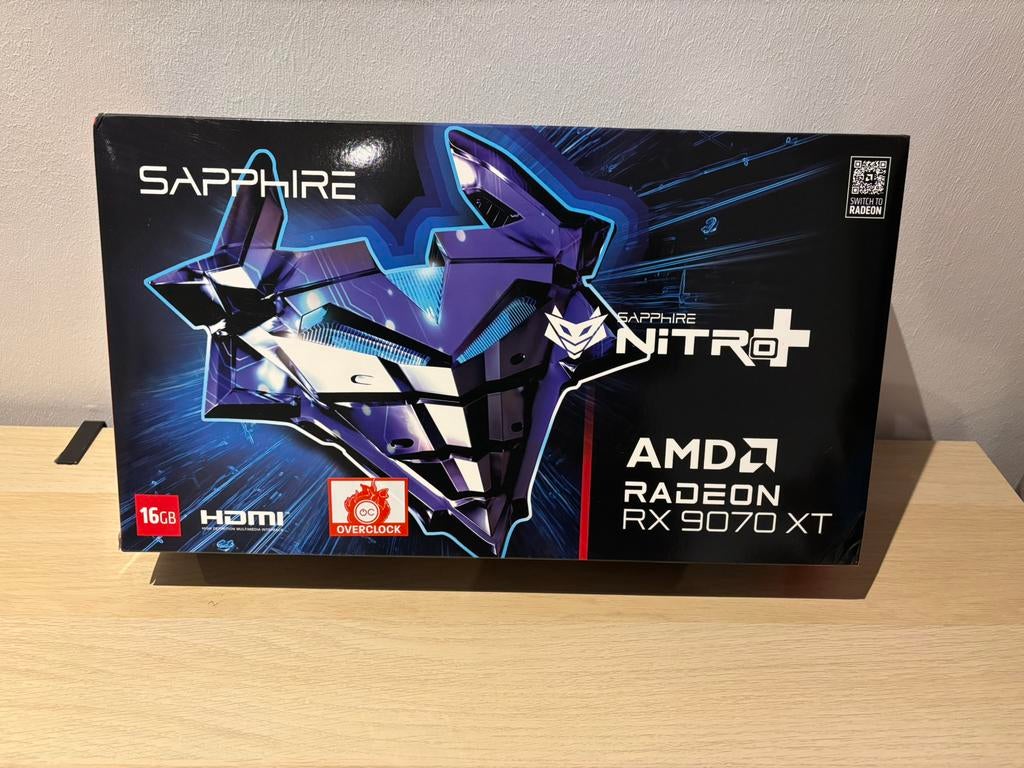 Sapphire nitro+ RX 9070 XT 16gb (neuf), Neuf, AMD, Enlèvement ou Envoi, GDDR6