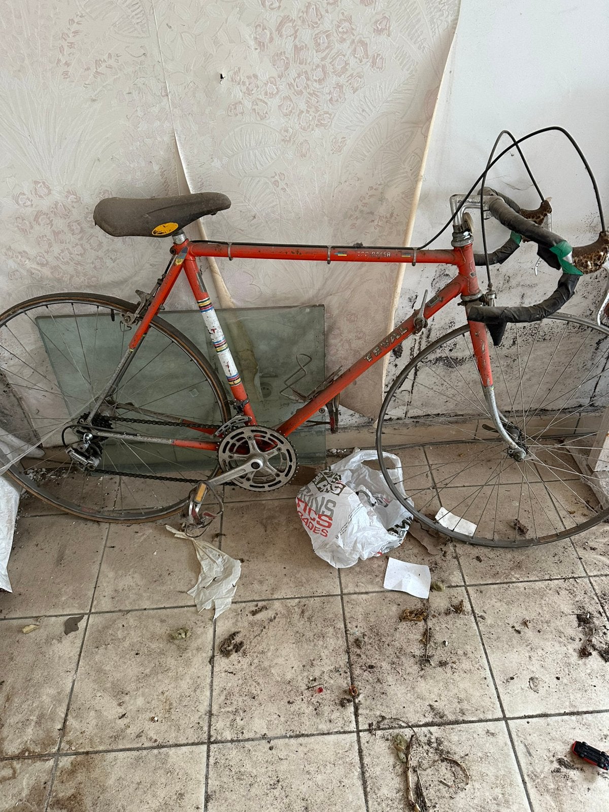 Oldtimer koersfiets, Ophalen