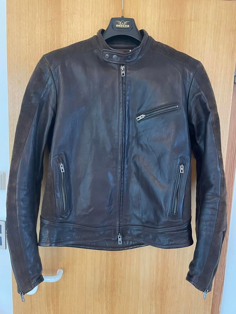 The ROKKER Compagnie. Handmade !! In perfect condition ! XL., Motoren, Ophalen, Nieuw zonder kaartje, Heren, Jas | leer