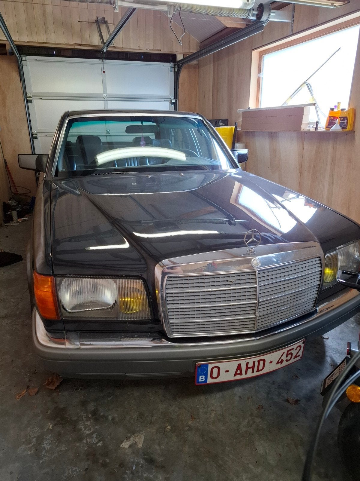 Mercedes w126 1985, Autos, Cuir, Achat, 4 portes, Boîte manuelle