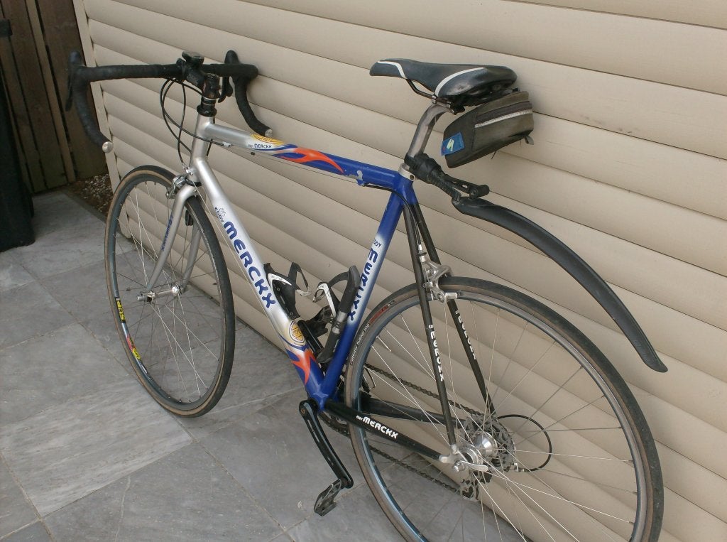 Merckx retro fiets campagnolo record, Fietsen en Brommers, Ophalen, 28 inch, Gebruikt, Velgrem