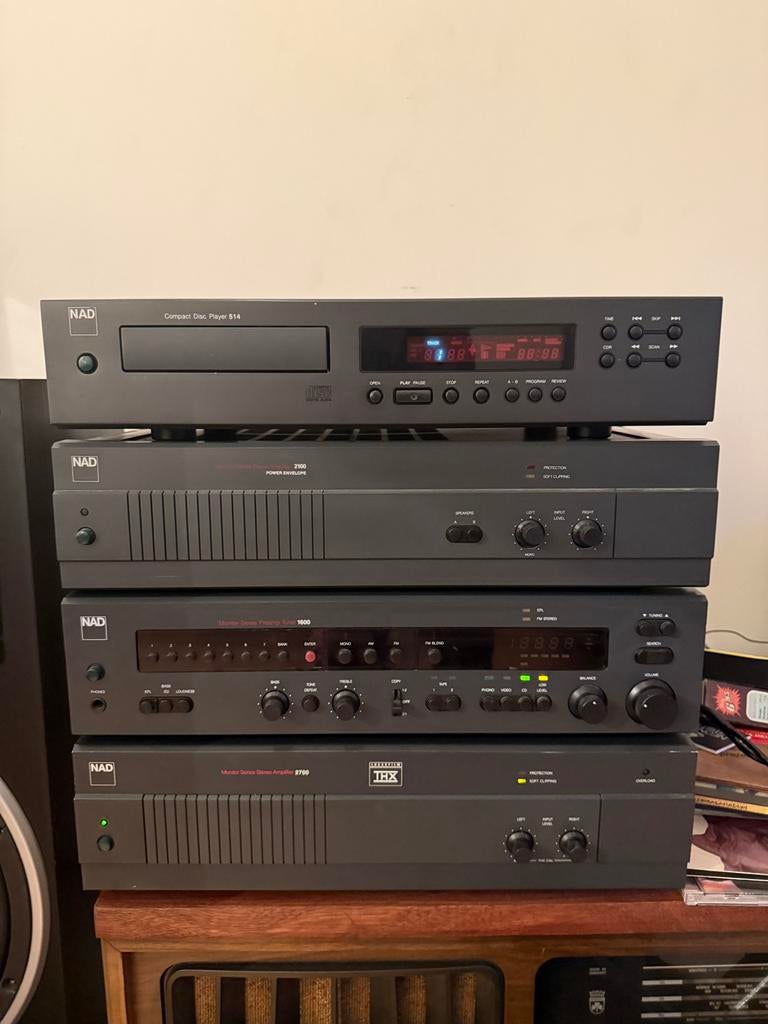 Mooie early 90’s NAD set, Enlèvement, Comme neuf, Lecteur CD, Composants en vrac