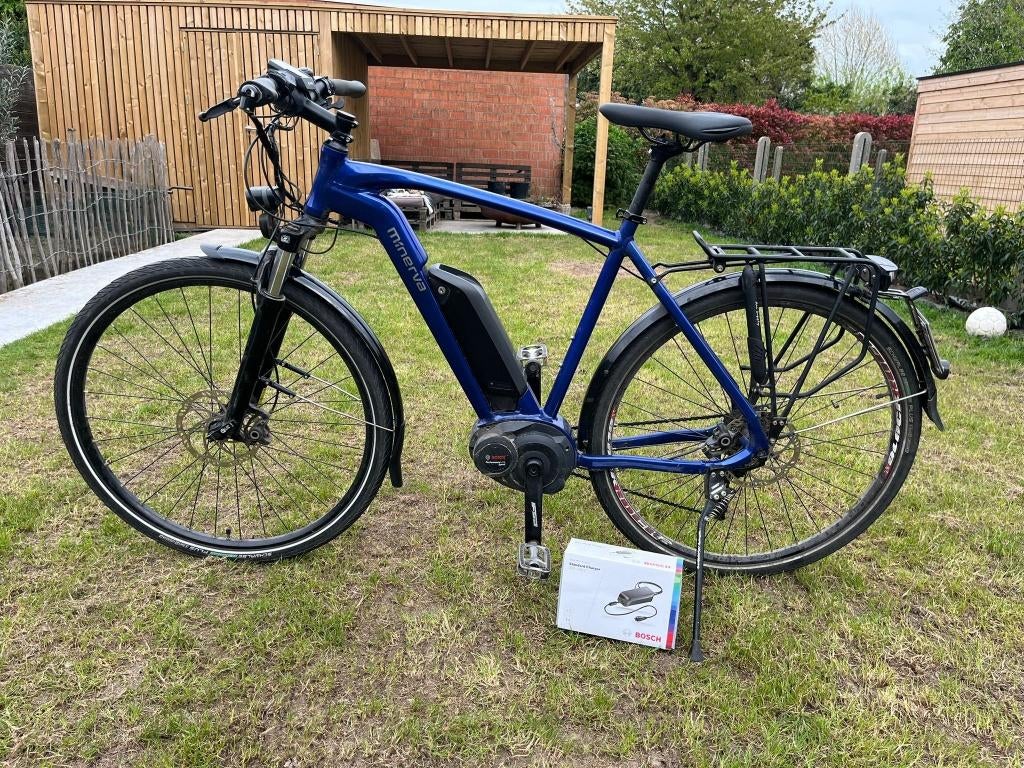 Speedpedelec Minerva 45km/u - Bosch middenmotor, Nieuw, 55 tot 59 cm, 30 tot 50 km per accu, Ophalen