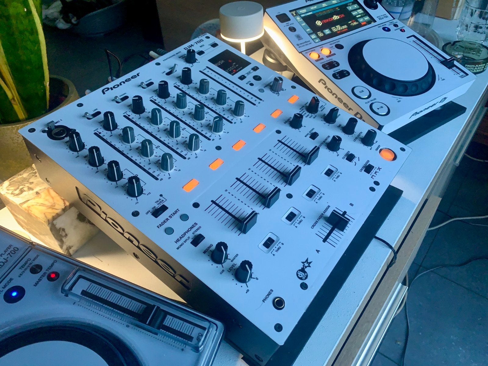 Pioneer Djm700 + 2X XDJ700, Muziek en Instrumenten, Dj-sets en Draaitafels, Ophalen, Zo goed als nieuw, Dj-set, Pioneer
