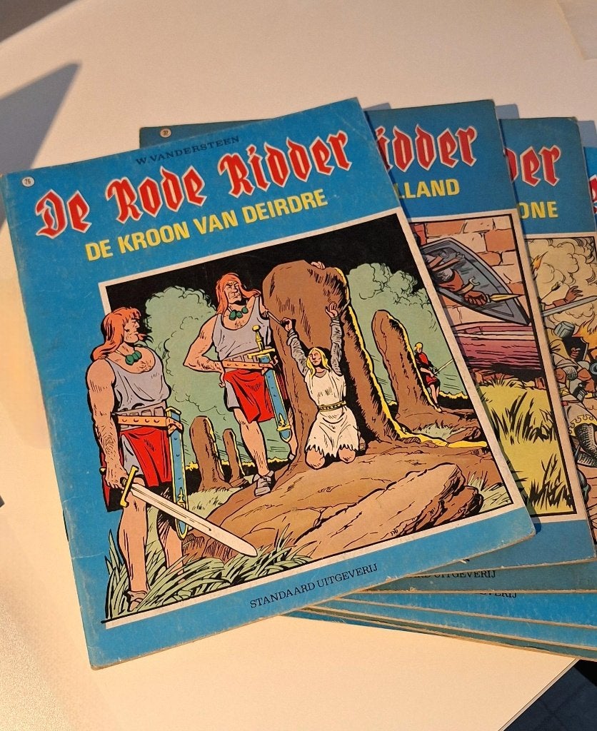 strips de Rode Ridder, Meerdere stripboeken, Ophalen of Verzenden, Gelezen, Willy Vandersteen