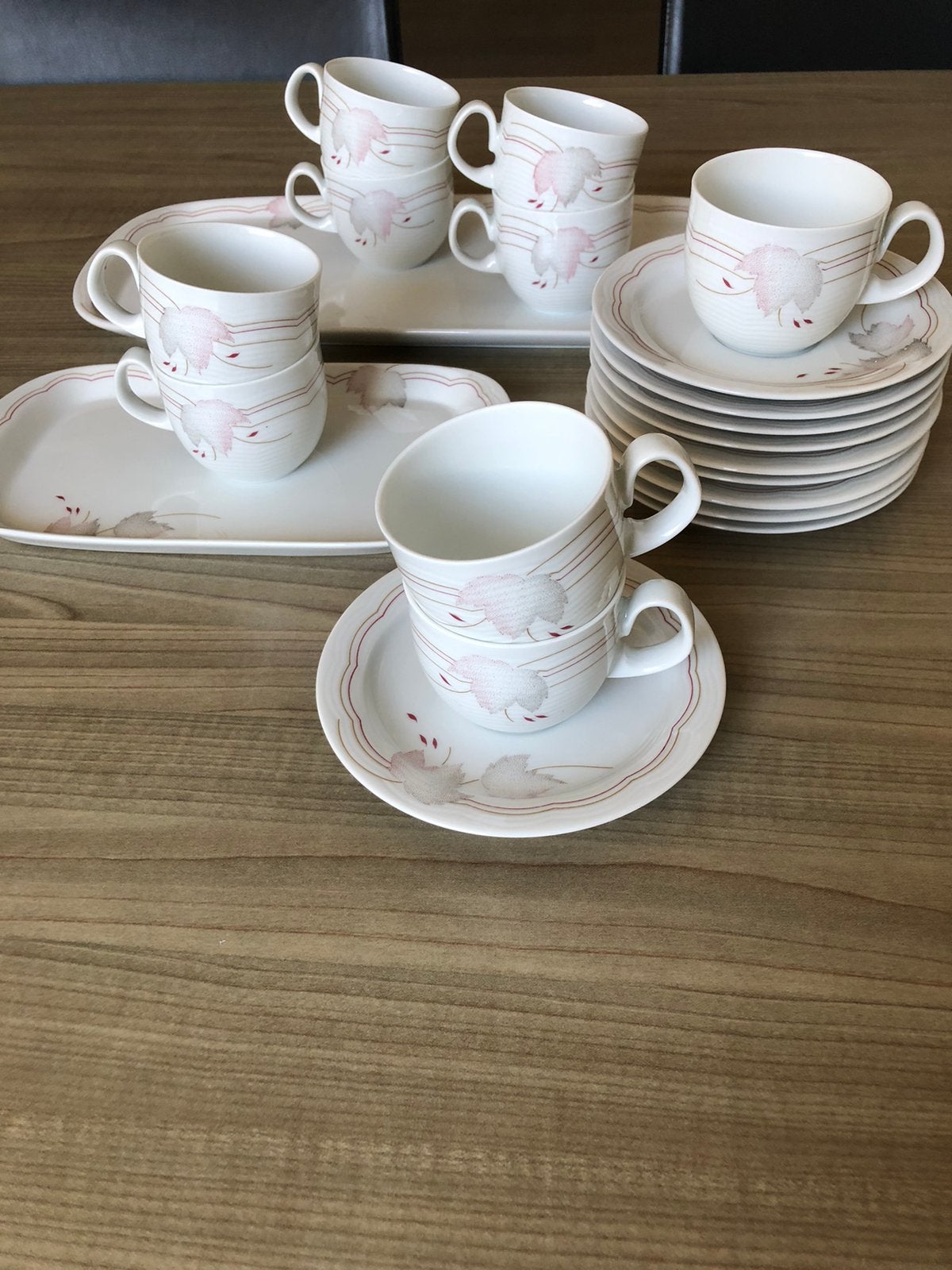 Koffie/mokka servies, Ophalen