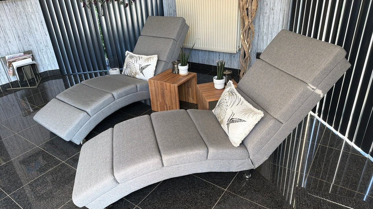 Chaise longue, look luxueux et couchage confortable, Enlèvement, Comme neuf