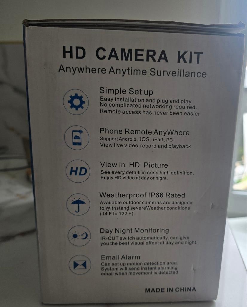 Surveillance par caméra pour l'intérieur et l'extérieur de l, Enlèvement, Neuf